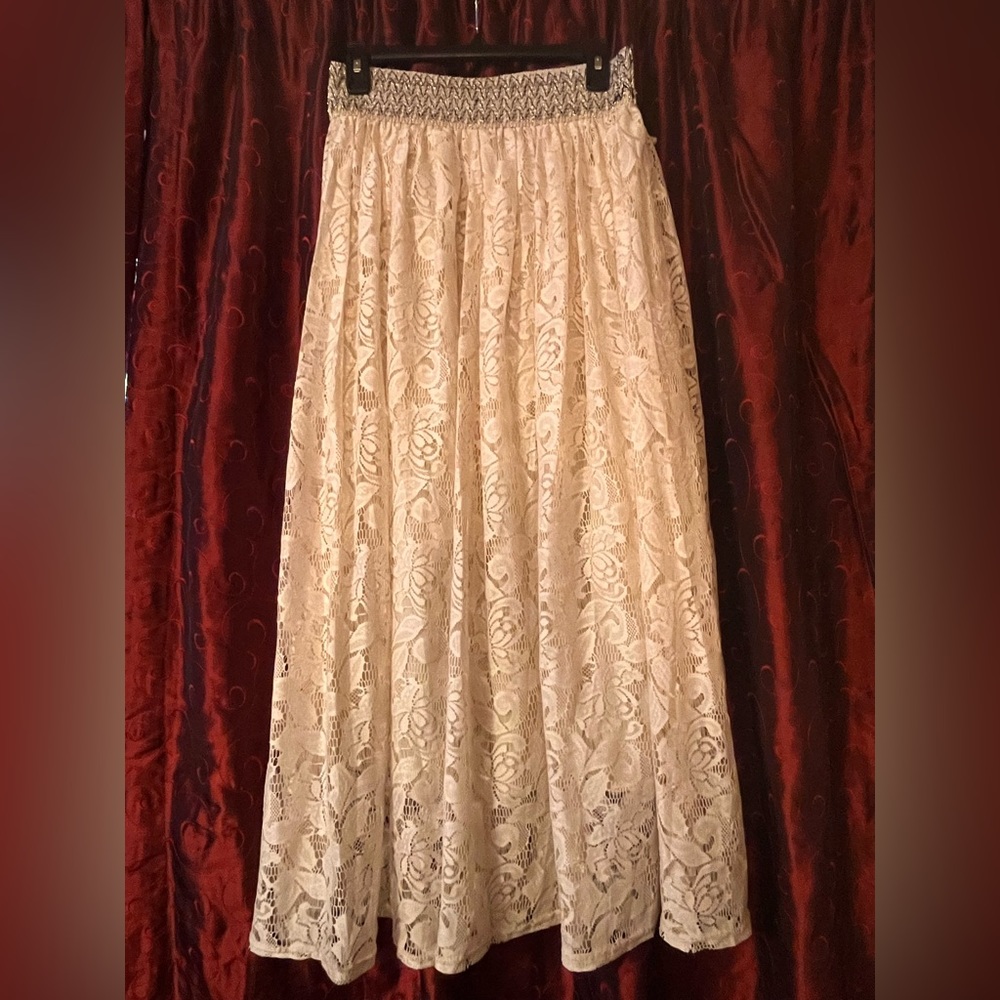 Long Flowy Boho Style Skirt